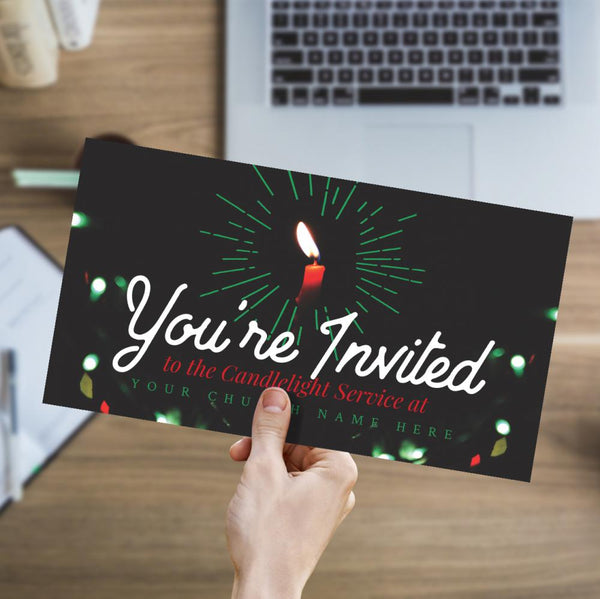 You're Invited Candle - Large EDDM Mailer