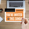You're Invited Modern Orange - Standard Invitation Card