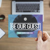 Be Our Guest Circle Gradient - Standard Invitation Card