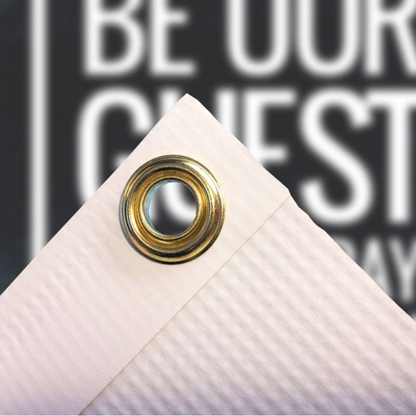 Be Our Guest Circle Gradient - Vertical Banner