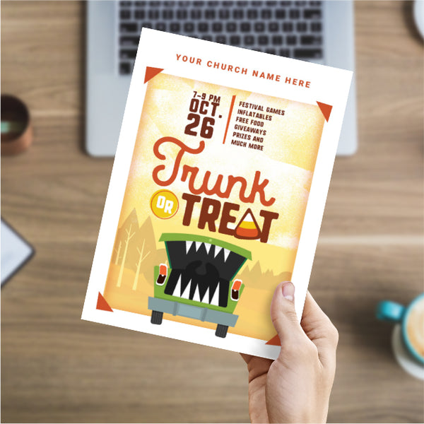 Trunk or Treat Orange - Small EDDM Mailer