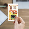 Trunk or Treat Orange - Mini Invitation Card