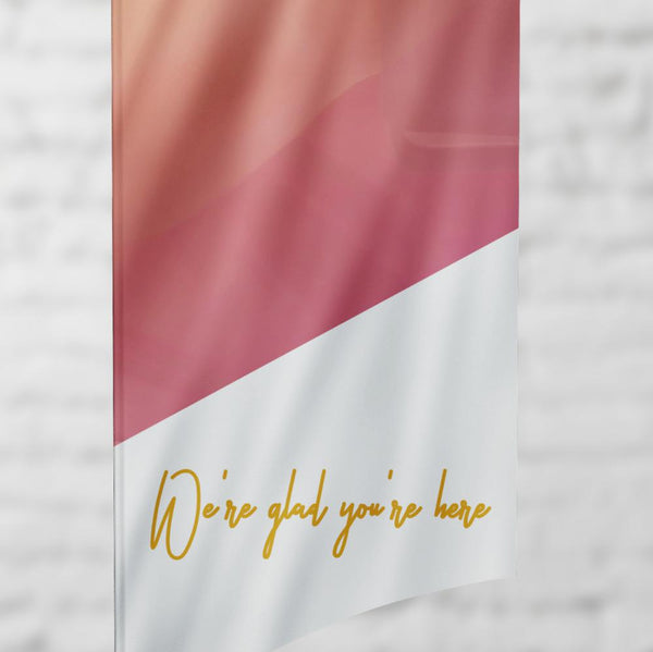 Angled Gradients - Feather Flag