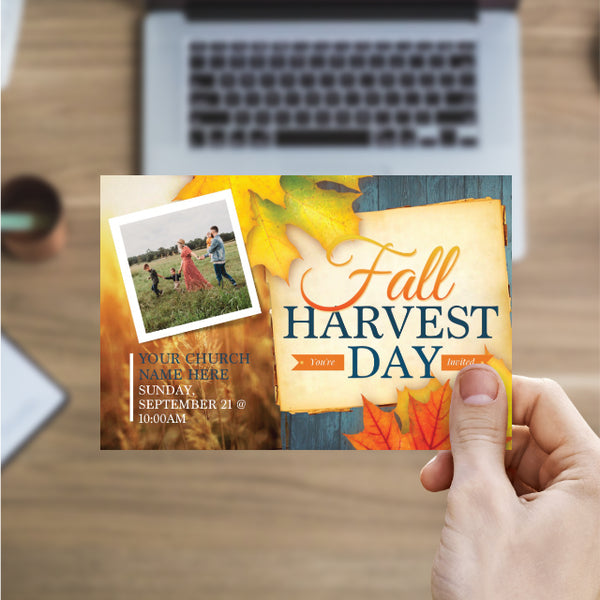 Fall Harvest Day - Standard Invitation Card