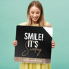 Dark Black Wood - Greeting Signs