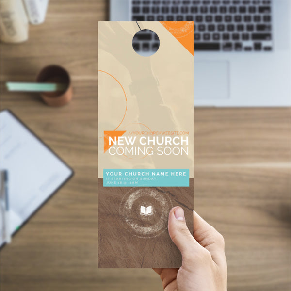 New Church Coming Soon - Door Hanger