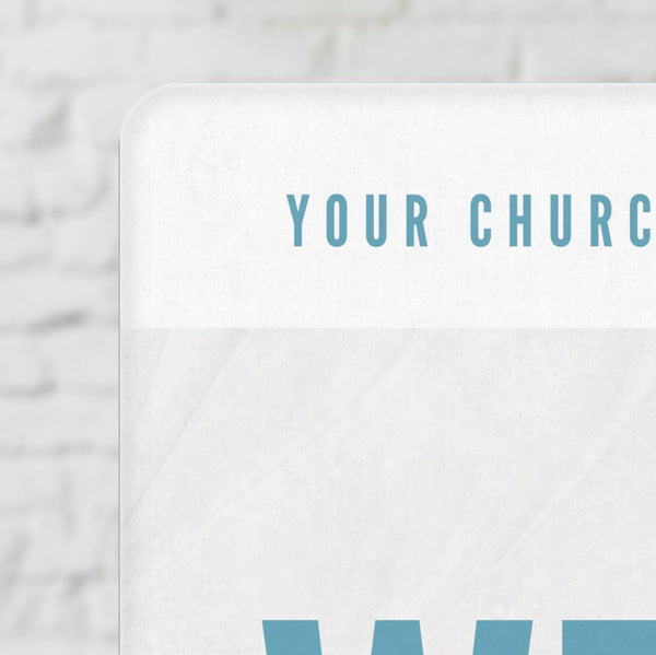 Wavy Lines - Fabric Sleeve Banner