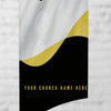 Wavy Lines - Feather Flag