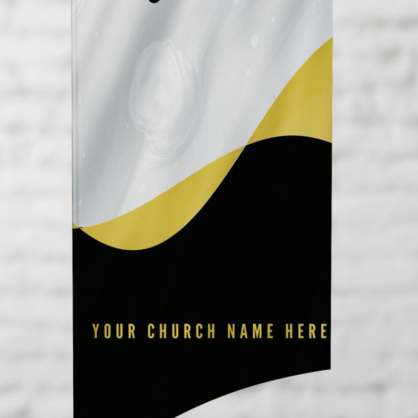 Wavy Lines - Feather Flag