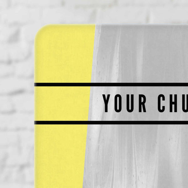 Church Dots - Fabric Sleeve Banner