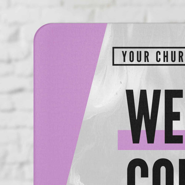 Church Dots - Large Fabric Sleeve Displays