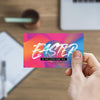 Easter Colorful - Mini Invitation Card