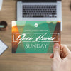 Open House Golden Field - Standard Invitation Card