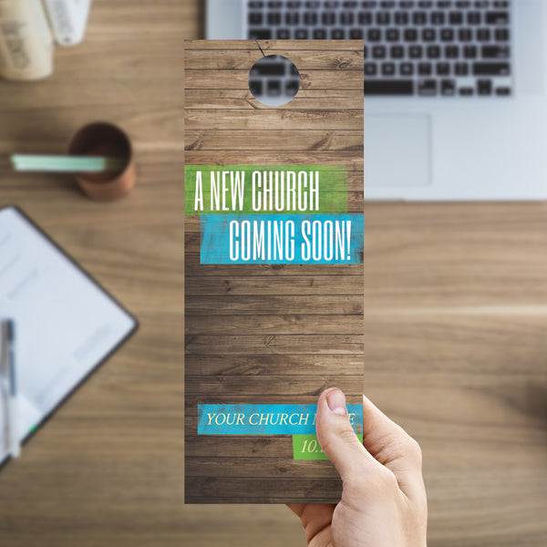 A New Church Coming Soon - Door Hanger