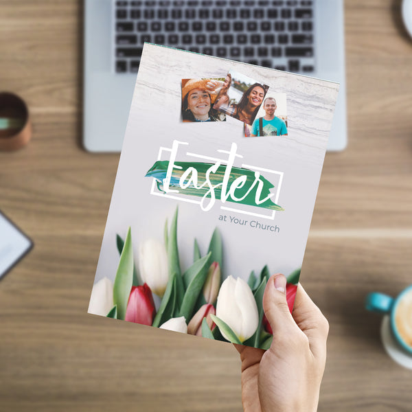 Easter Tulips and Paint - Small EDDM Mailer