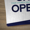 Grand Opening Blue Grunge - Small EDDM Mailer