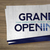 Grand Opening Blue Grunge - Mini Invitation Card