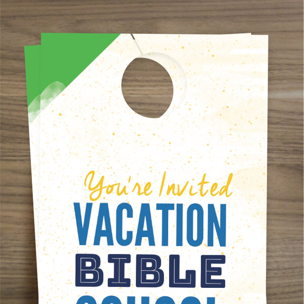 VBS Colorful Triangles - Door Hanger