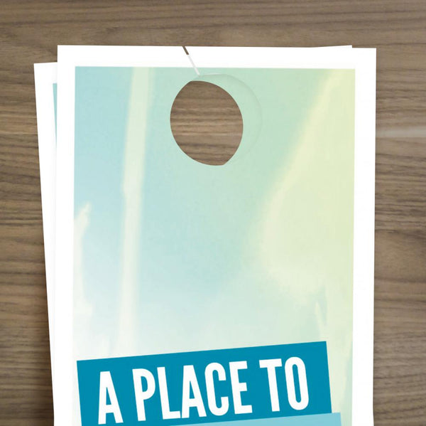A Place To Connect - Door Hanger