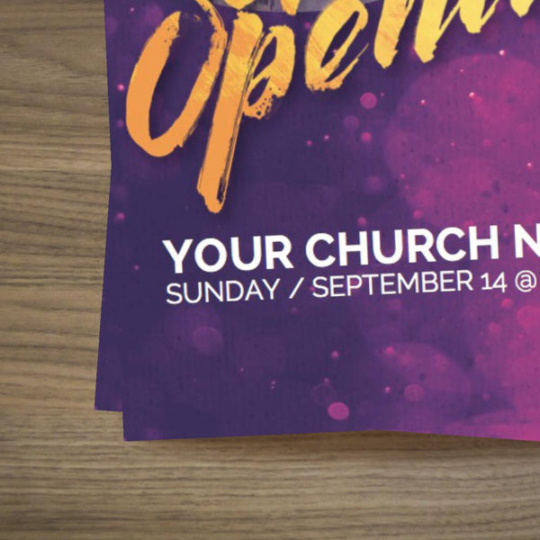 Grand Opening Sparkle - Standard Invitation Card