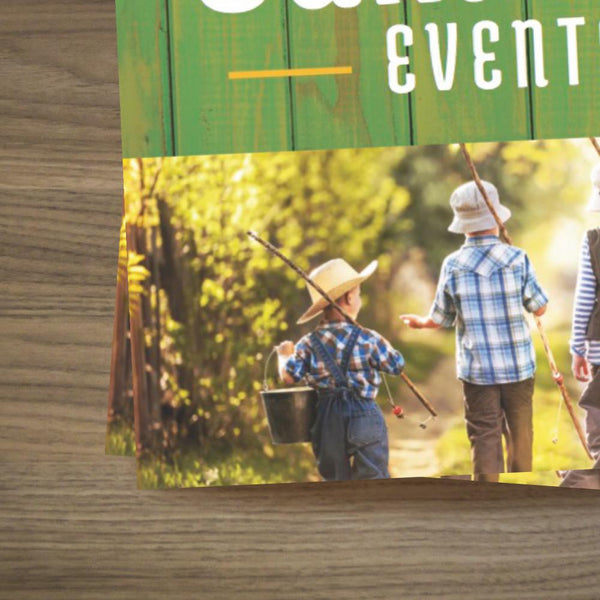 Summer Events Green - Standard Invitation Card