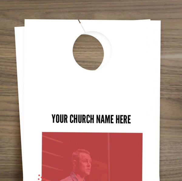 You Belong Here Red Box - Door Hanger