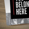 You Belong Here Red Box - Small EDDM Mailer