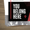 You Belong Here Red Box - Standard Invitation Card