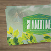 Experience Summertime Leaves - Mini Invitation Card