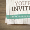 You're Invited Green Field - Standard Invitation Card