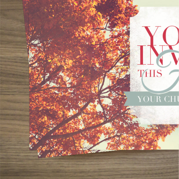 You're Invited Fall - Standard Invitation Card