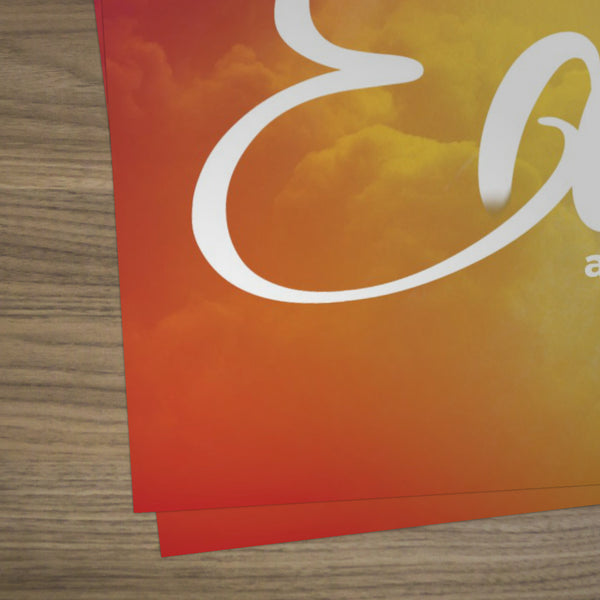 Easter Hillside Cross - Standard Invitation Card