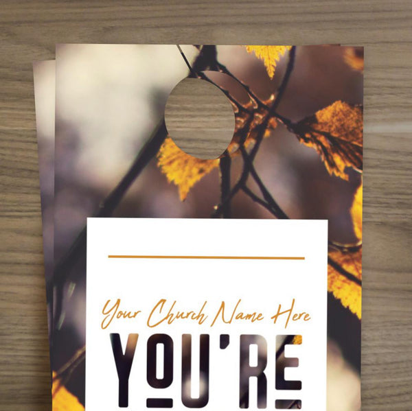 Fall You're Invited - Door Hanger