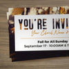 Fall You're Invited - Mini Invitation Card