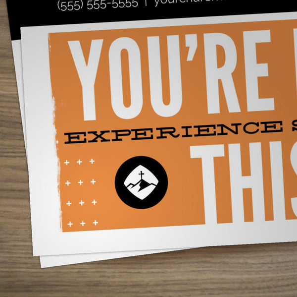You're Invited Modern Orange - Large EDDM Mailer