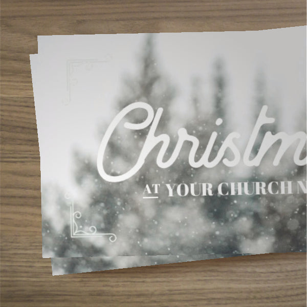 Christmas Trees - Mini Invitation Card