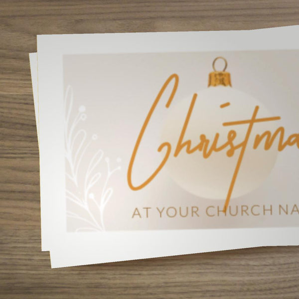 Christmas at Church - Mini Invitation Card