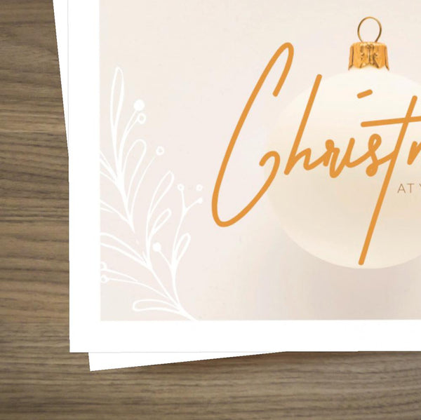 Christmas at Church - Standard Invitation Card