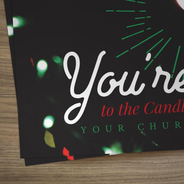You're Invited Candle - Large EDDM Mailer