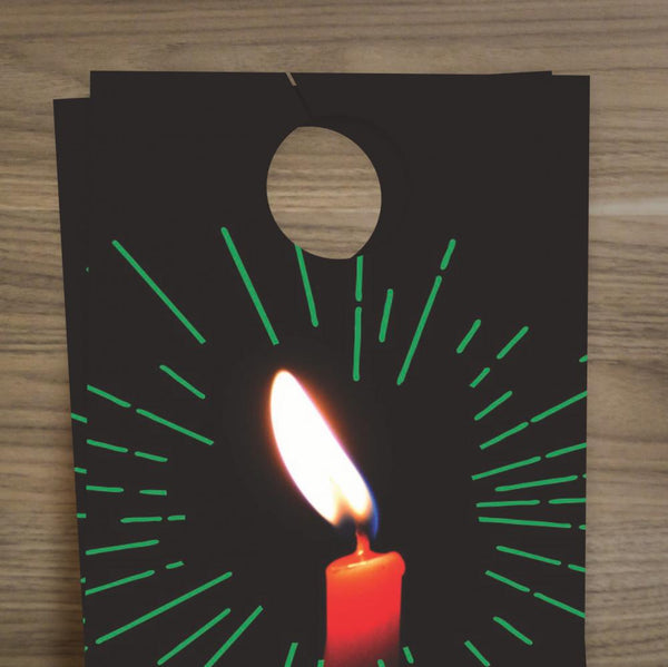 You're Invited Candle - Door Hanger