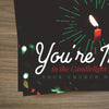 You're Invited Candle - Standard Invitation Card