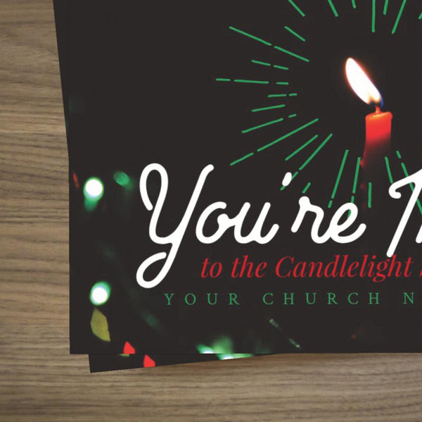 You're Invited Candle - Standard Invitation Card