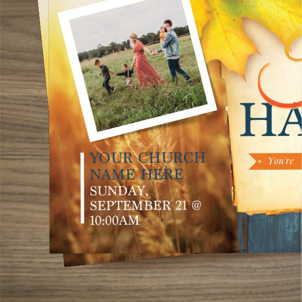 Fall Harvest Day - Standard Invitation Card