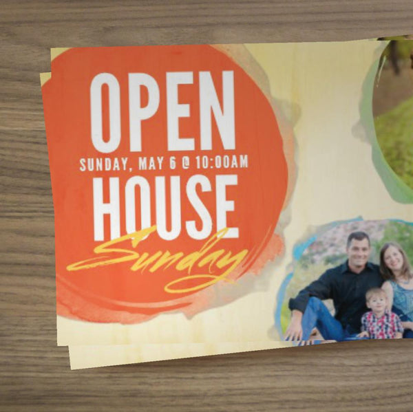 Open House Paint - Mini Invitation Card