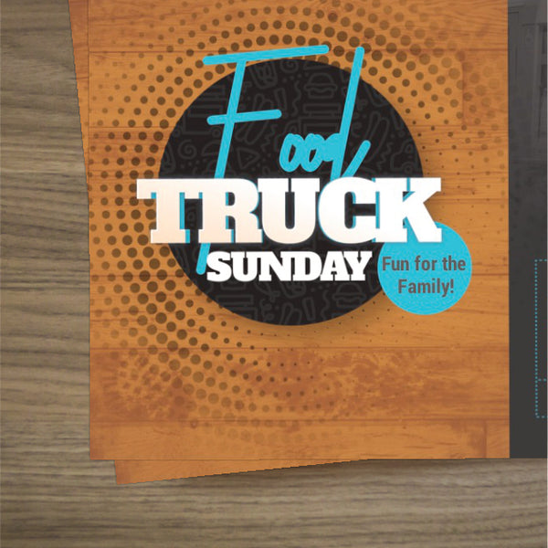 Food Truck Sunday - Standard Invitation Card