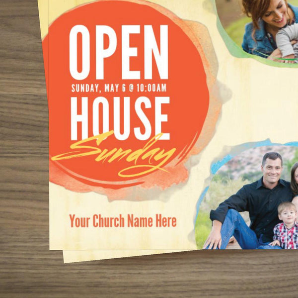 Open House Paint - Standard Invitation Card