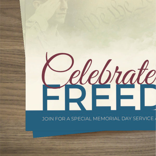 Celebrate Freedom - Standard Invitation Card
