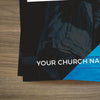 You're Invited Blue Wood - Standard Invitation Card