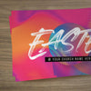 Easter Colorful - Mini Invitation Card
