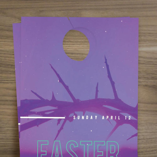 Easter Purple Gradient - Door Hanger
